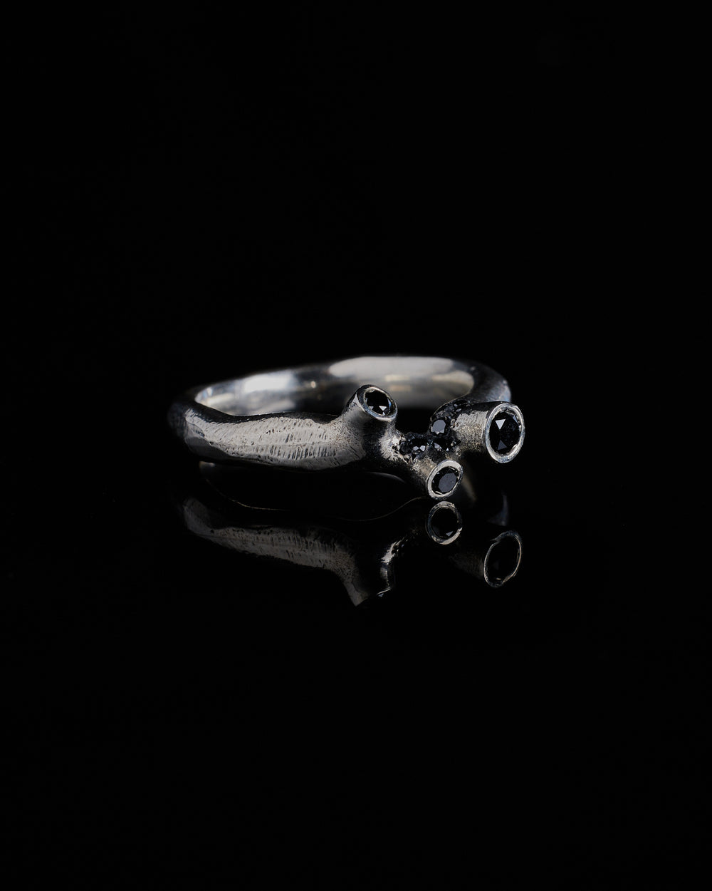 Black Torn Ring