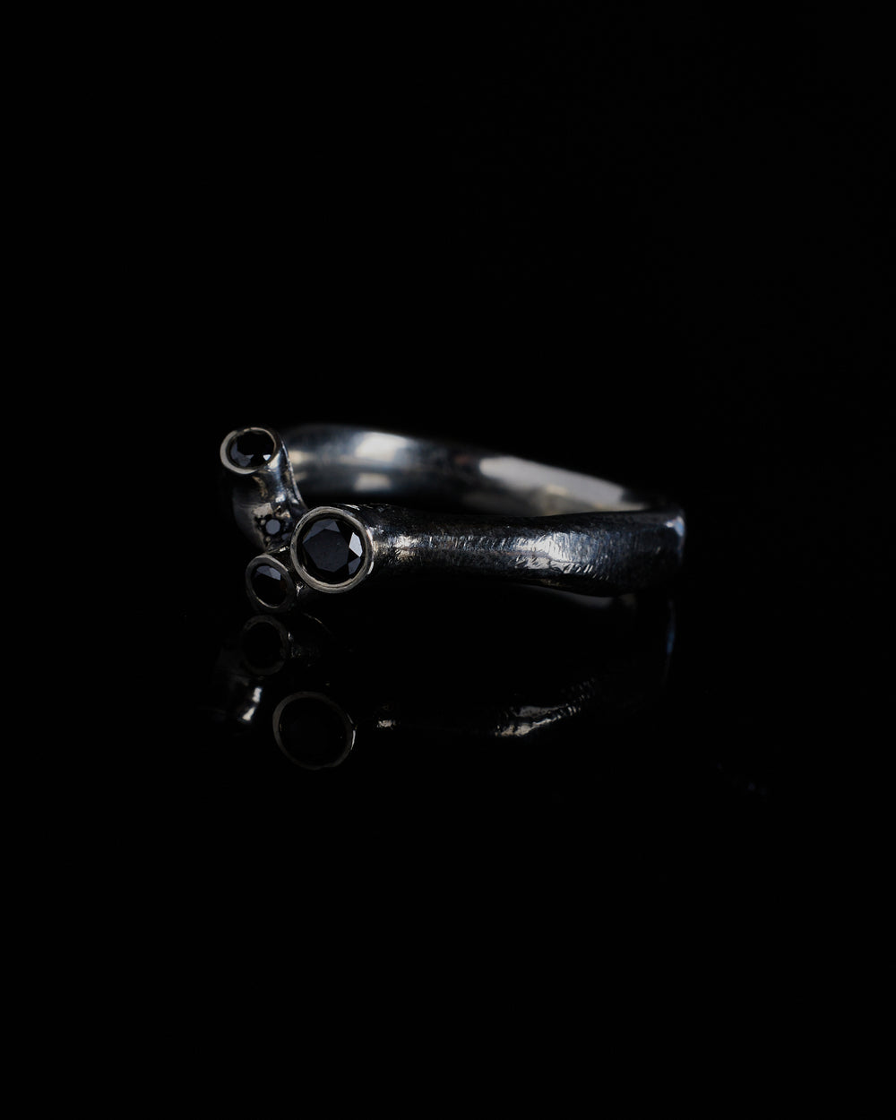 Black Torn Ring