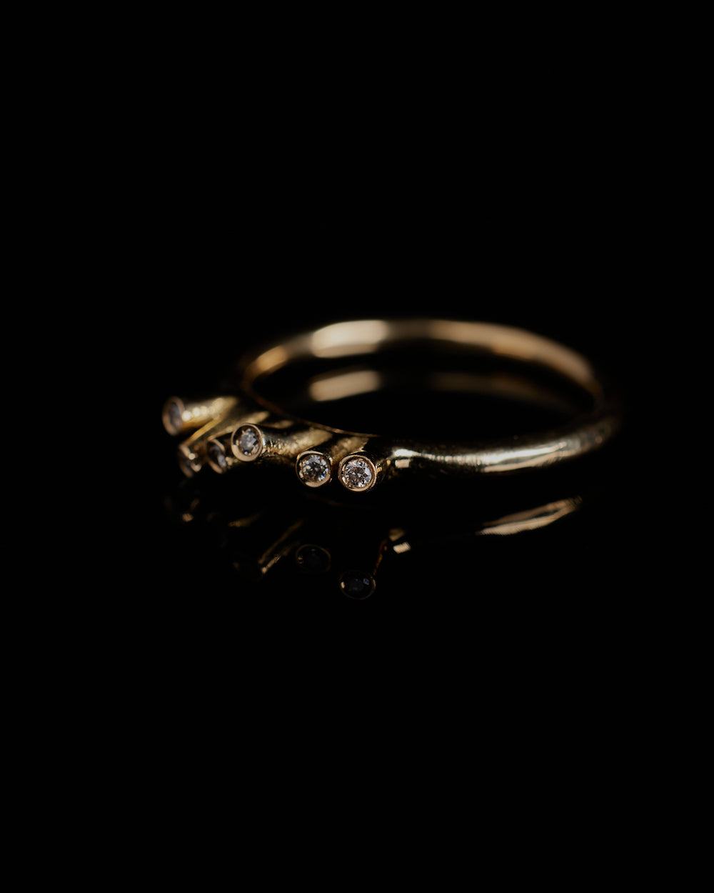 Gold Coral C Ring