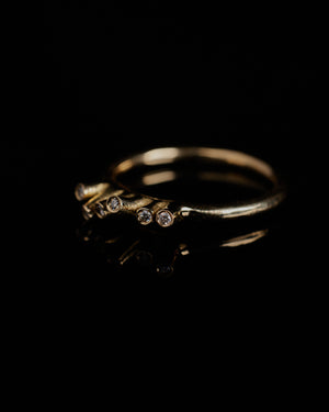 Gold Coral C Ring