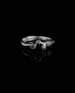 Grey Torn Ring